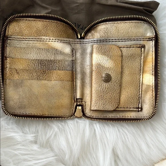 Campomaggi Gold Leather Wallet - Picture 4 of 7